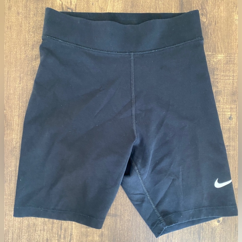 Nike Women's Cotton Blend Black Performance Bike Shorts